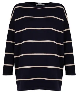 Amazing Woman Storm Supersoft Round Neck Stripe Knit