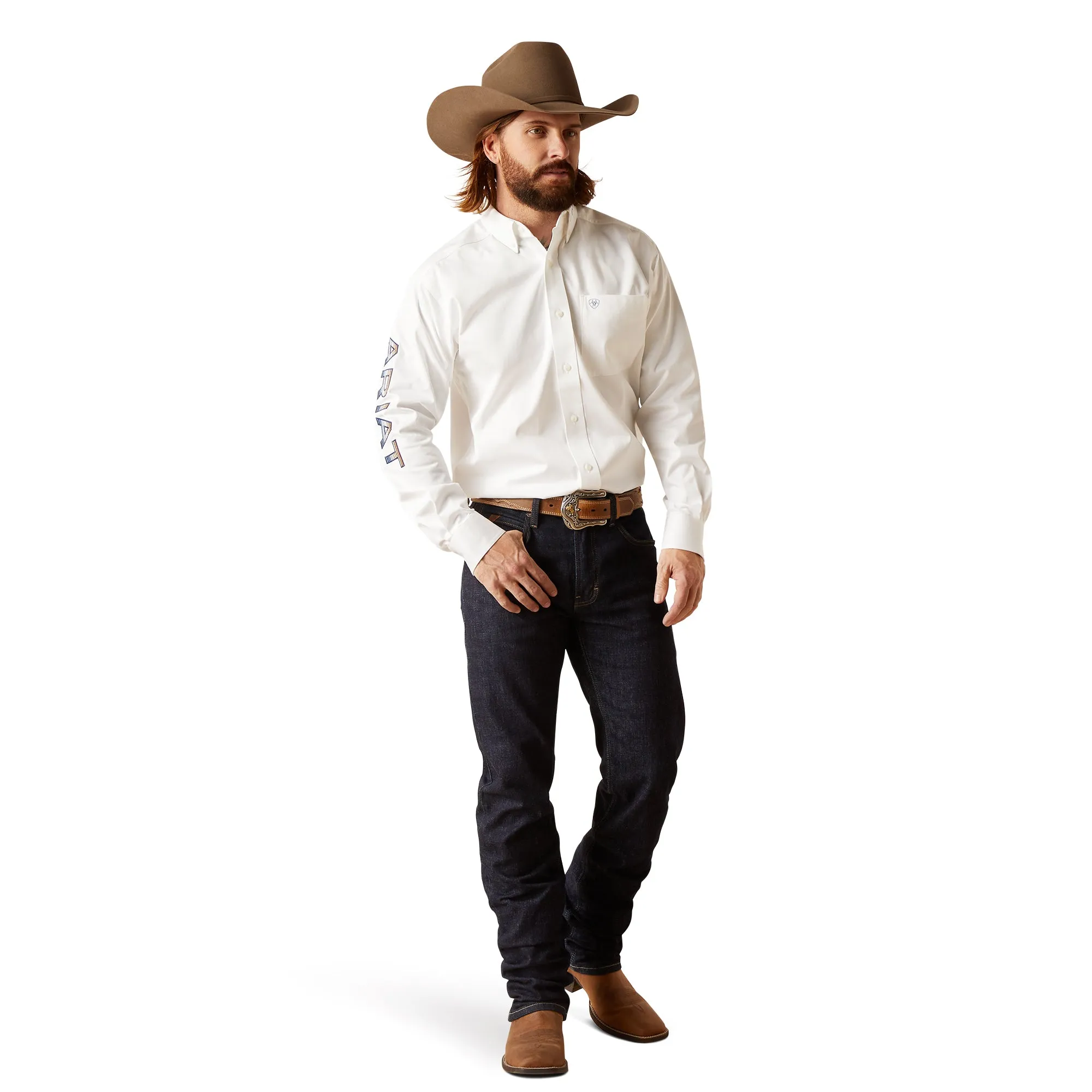 Ariat Men's Logo Twill Classic Fit Shirt