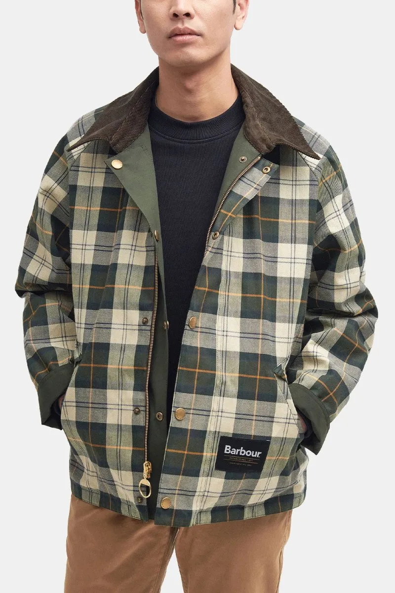 Barbour Oversized Reversible Transport Jacket (Sage)