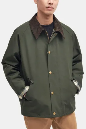 Barbour Oversized Reversible Transport Jacket (Sage)