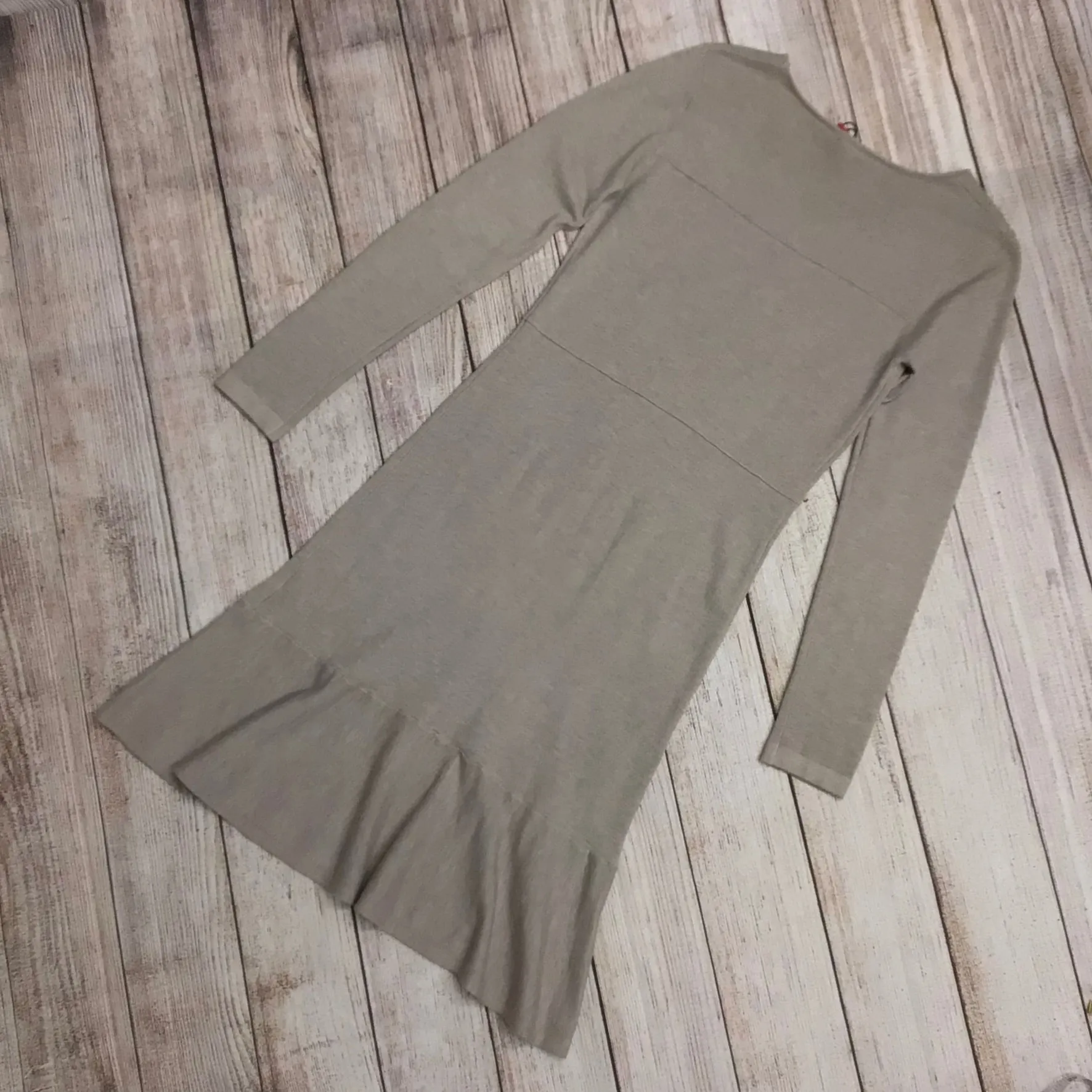 BNWT Monnari Beige Wool & Cashmere Blend Jumper Dress Size L