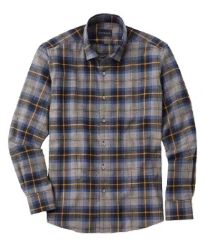 Bold Plaid Long Sleeve Sport Shirt