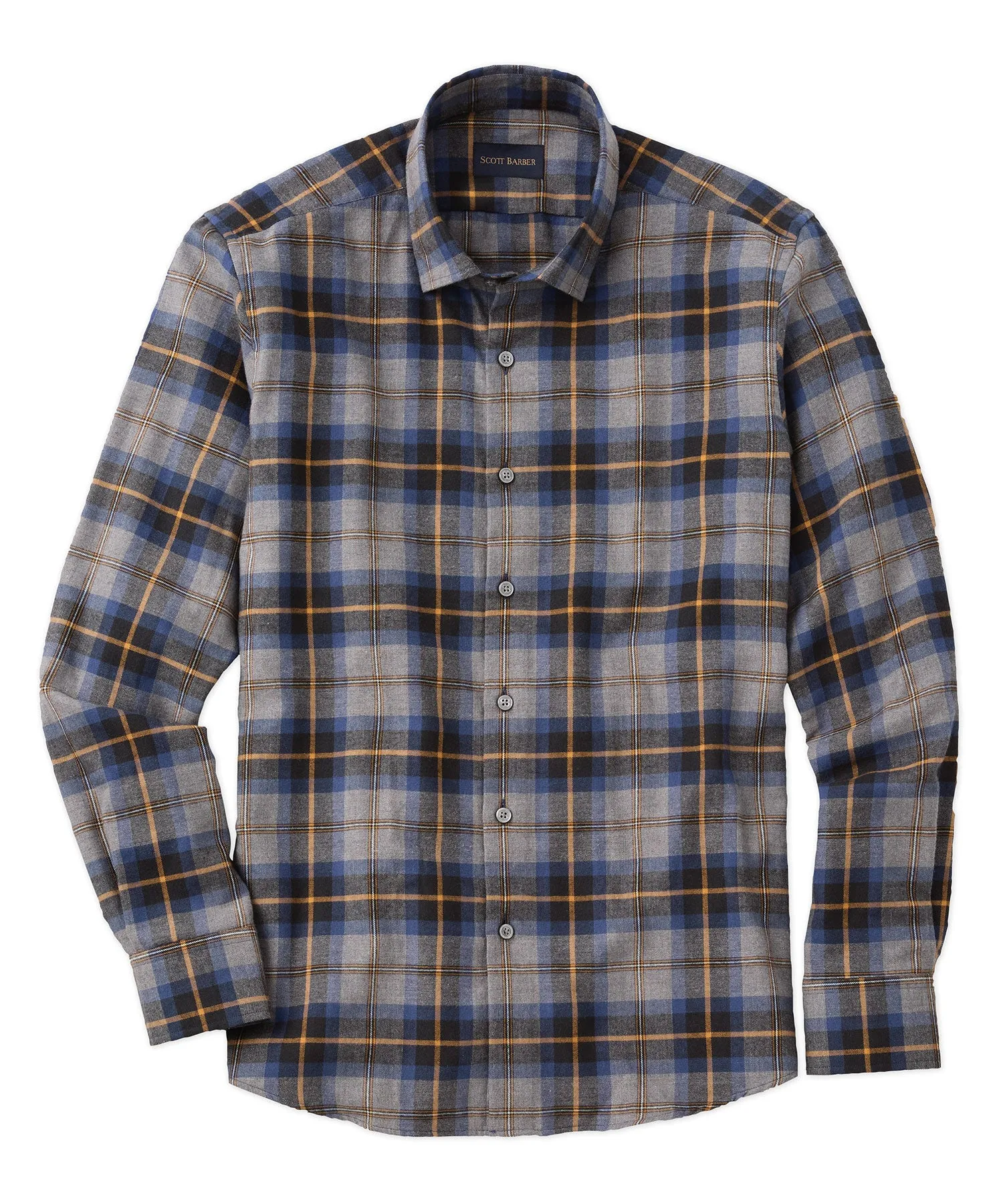 Bold Plaid Long Sleeve Sport Shirt