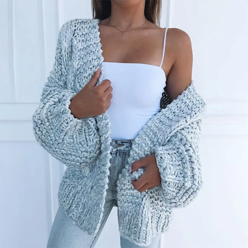 Cardigan Bat Plush Shirt Sweater