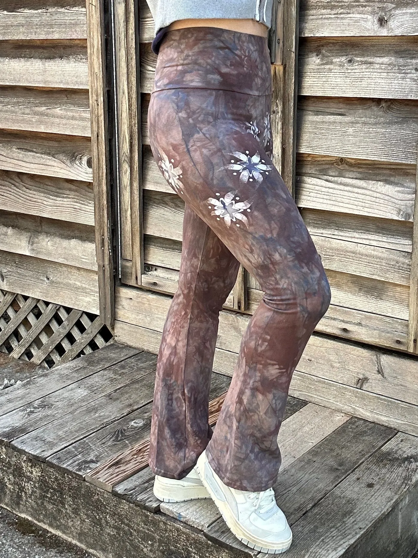 Cinnamon Moon Batik Yoga Pants