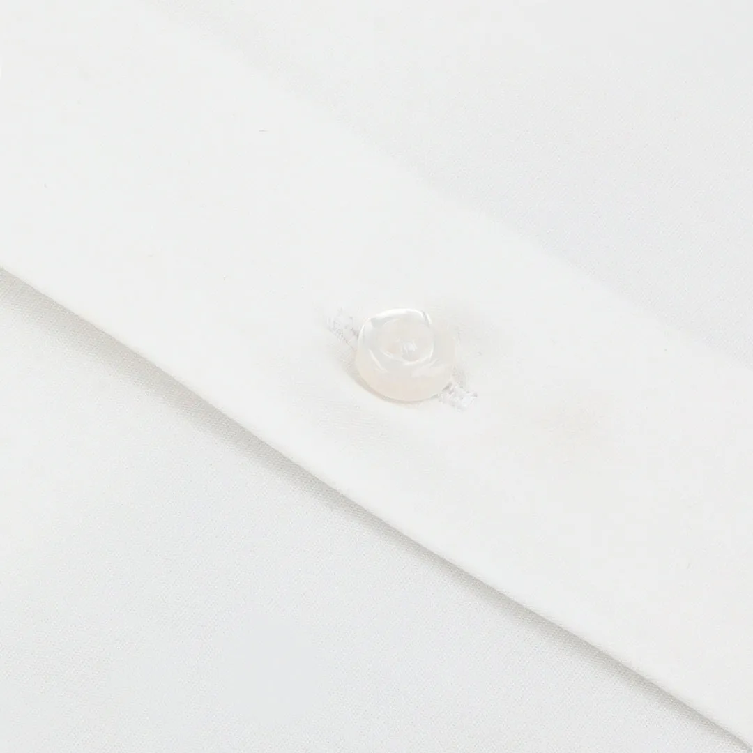 Classic Pure Poplin White Formal Shirt PW OL-158