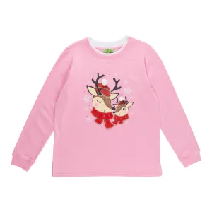 Comfy Cozy Women's Novelty Screen Printed Fleece Pullover