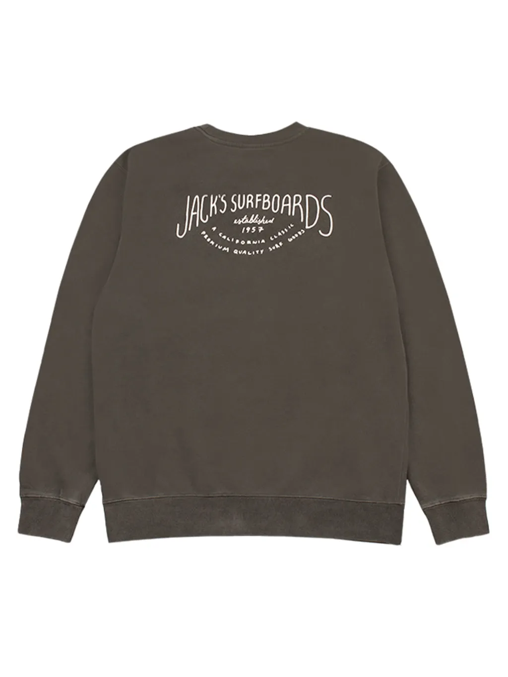 Crescent Pigment Crew Neck Sweatshirt