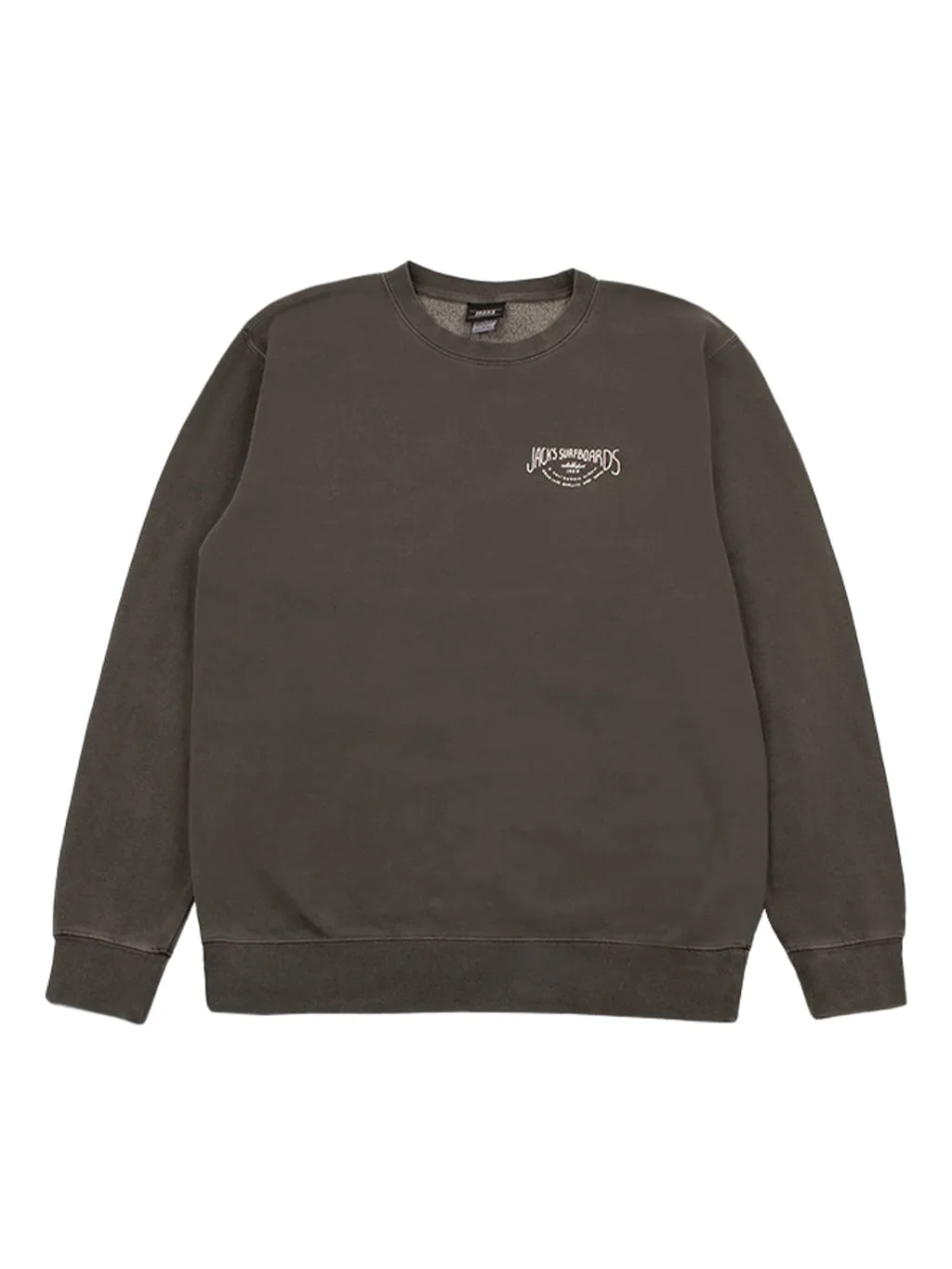 Crescent Pigment Crew Neck Sweatshirt