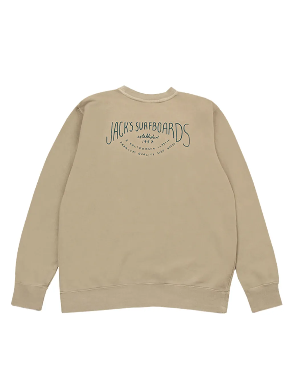 Crescent Pigment Crew Neck Sweatshirt