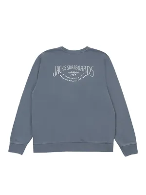 Crescent Pigment Crew Neck Sweatshirt