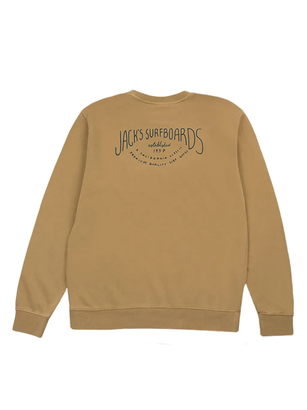 Crescent Pigment Crew Neck Sweatshirt