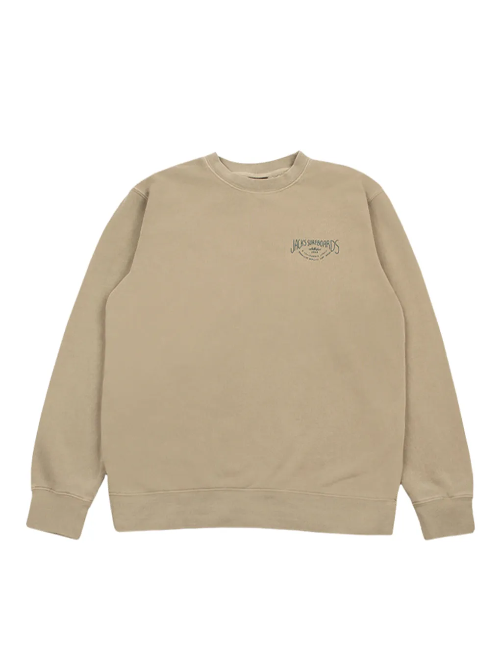 Crescent Pigment Crew Neck Sweatshirt
