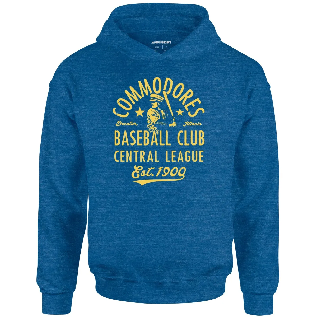 Decatur Commodores - Illinois - Vintage Defunct Baseball Teams - Unisex Hoodie