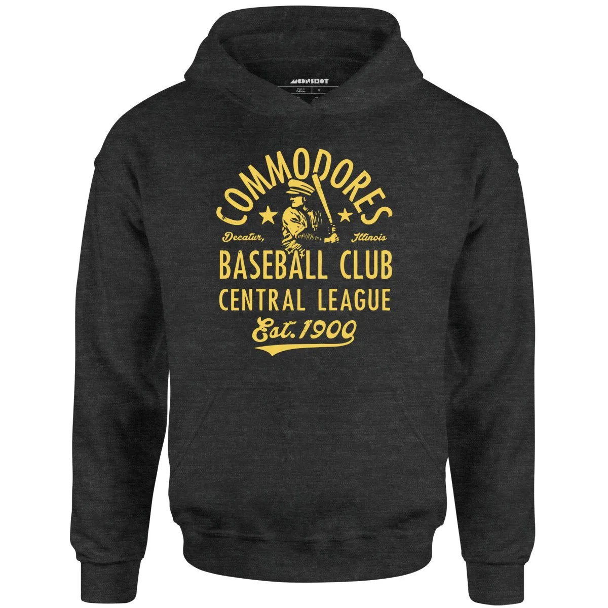 Decatur Commodores - Illinois - Vintage Defunct Baseball Teams - Unisex Hoodie