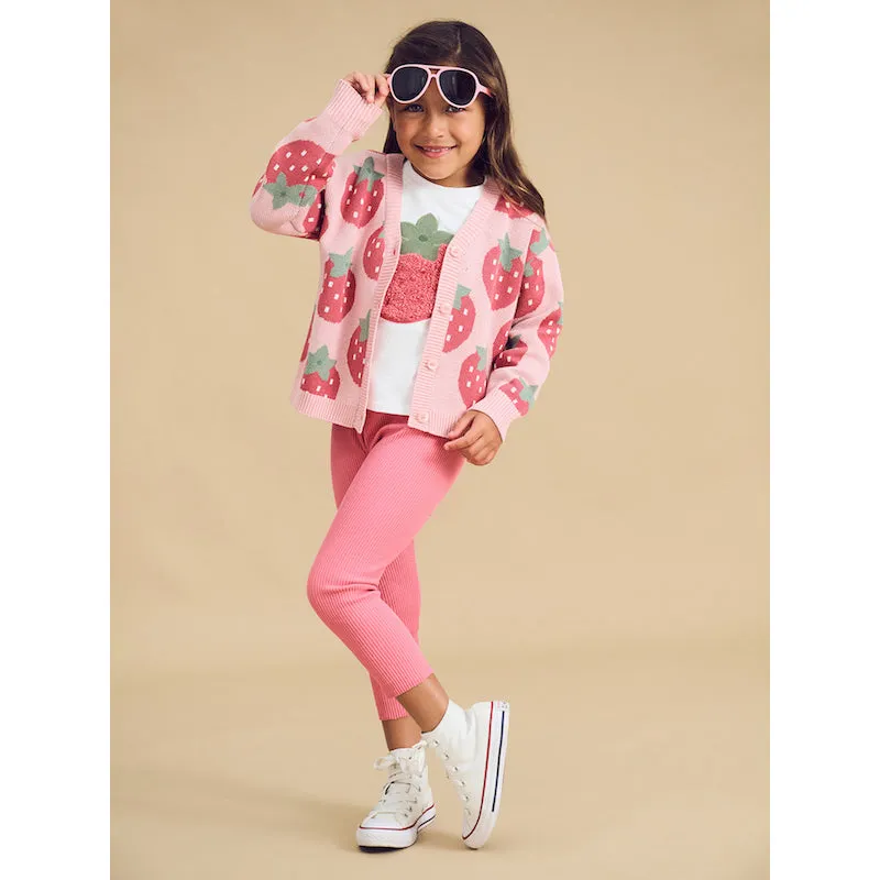 Huxbaby Berry Boxy Cardi