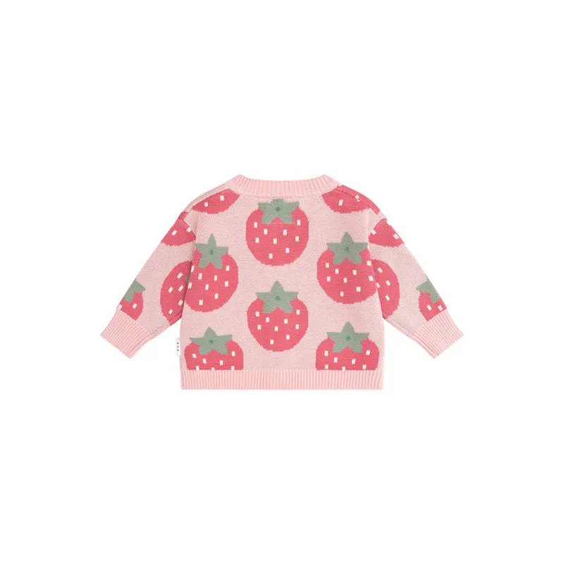 Huxbaby Berry Boxy Cardi