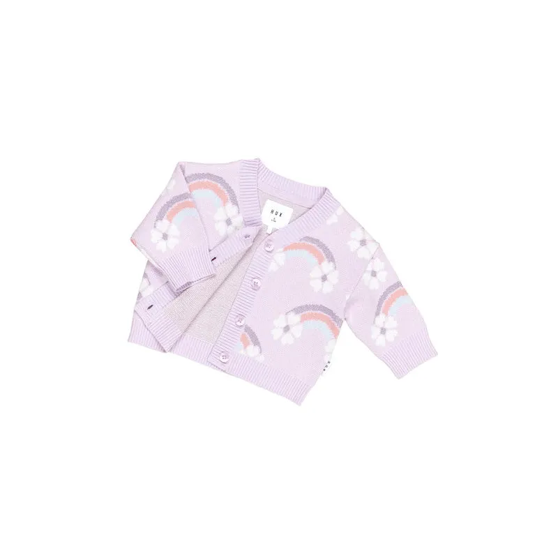 Huxbaby Flowerbow Boxy Cardi
