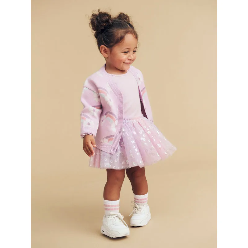 Huxbaby Flowerbow Boxy Cardi