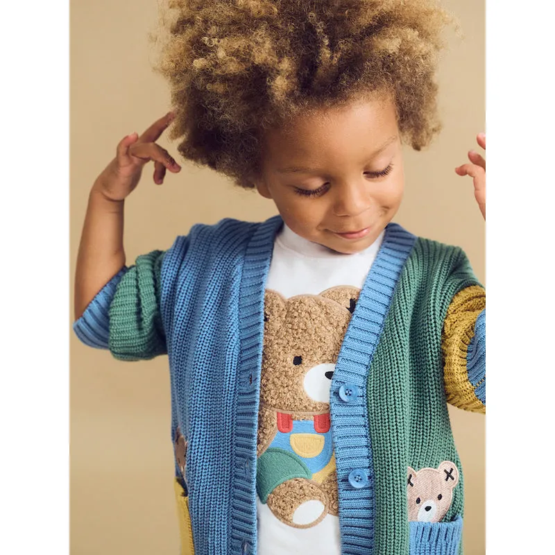 Huxbaby Hidden Hux Fisherman Rib Cardi