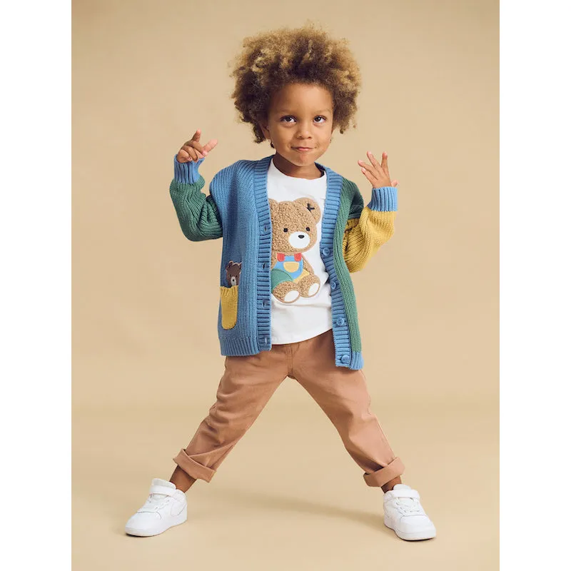 Huxbaby Hidden Hux Fisherman Rib Cardi