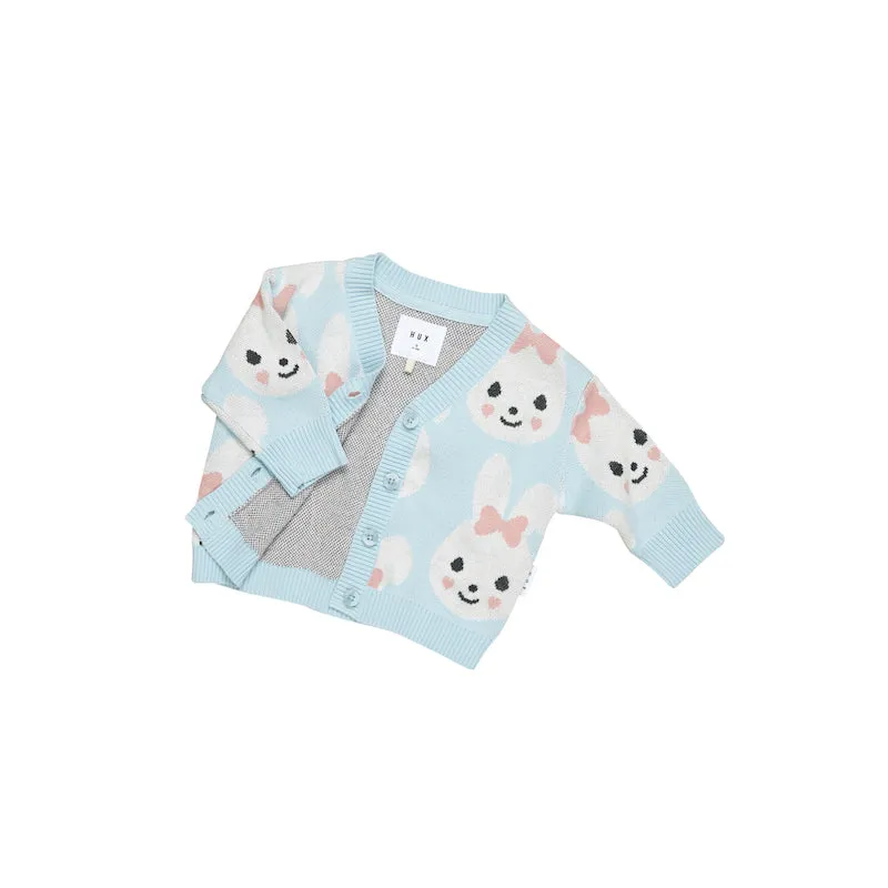 Huxbaby Sky Bunny Boxy Cardi