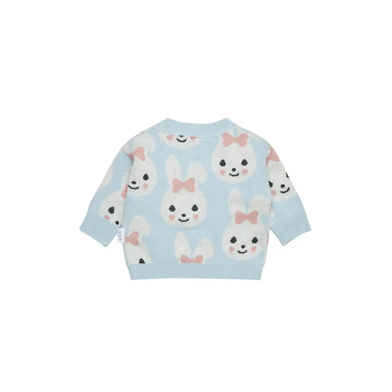 Huxbaby Sky Bunny Boxy Cardi