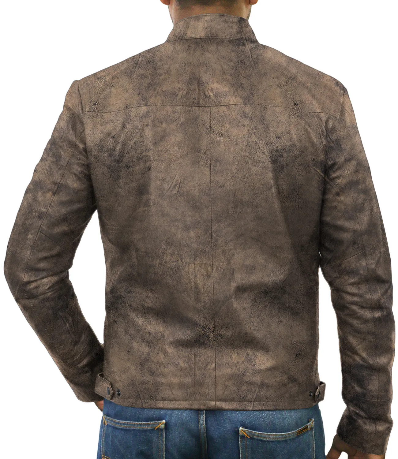 Leather Jackets Hub Mens Genuine Lambskin Leather Jacket (Black, Racer Jacket) - 1501212