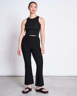 LYOCELL RIB TANK TOP PORTO BLACK