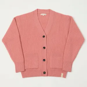 Merz b. Schwanen LOCG02 Merino Wool Cardigan - Rosewood