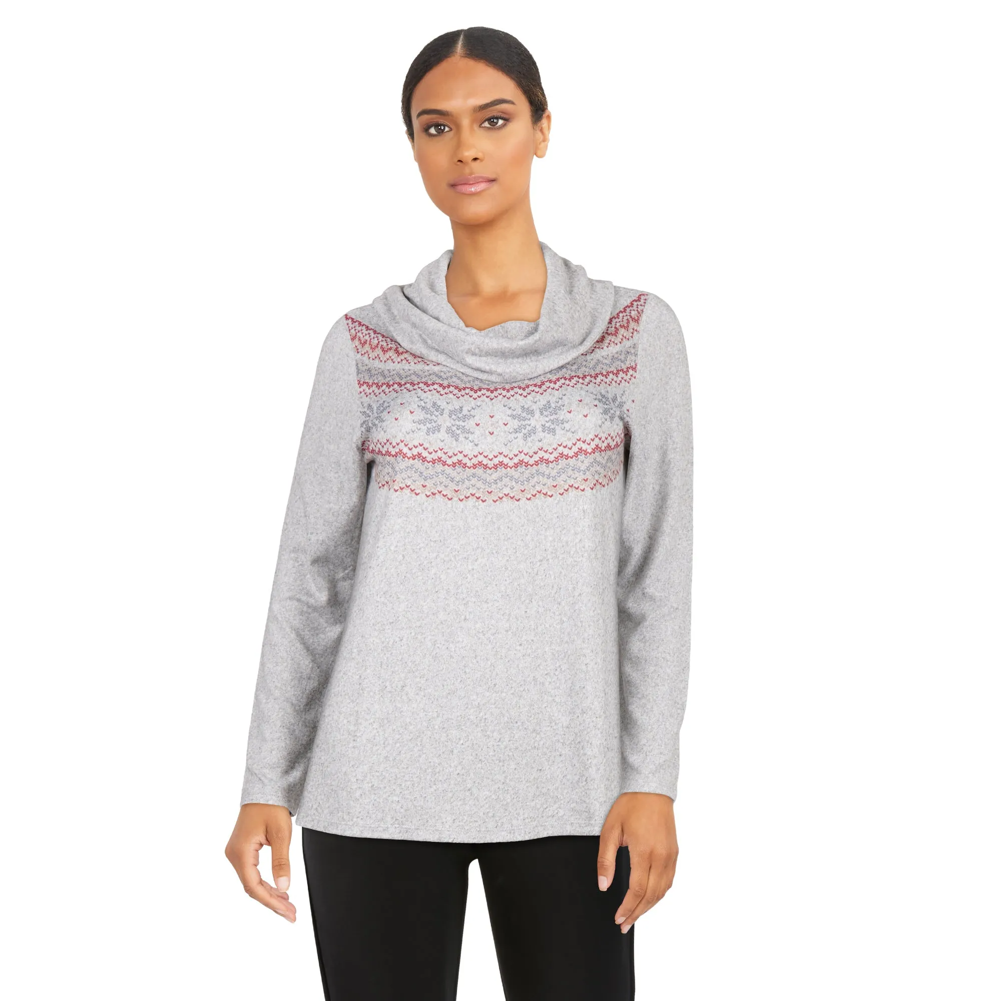 mySTYLE Women's Cowl Neck Sweater