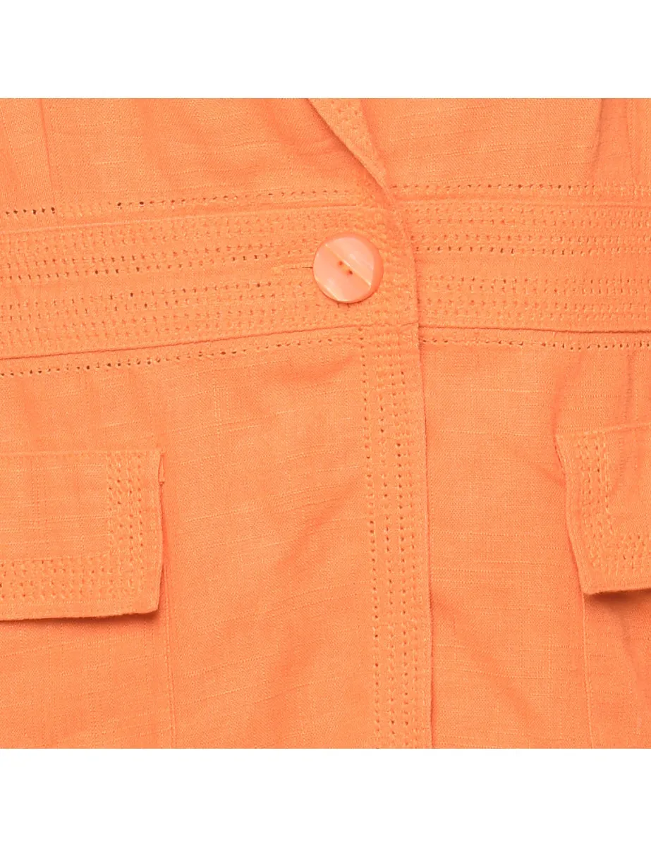 Orange Classic Blazer - M