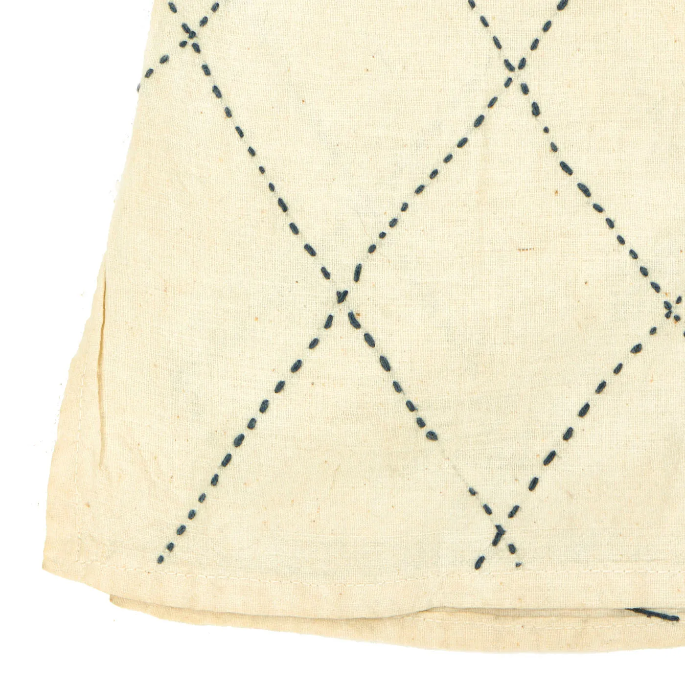 Original Rare Japanese WWII Senninbari 1000 Stitch Vest with Kanji Inscription