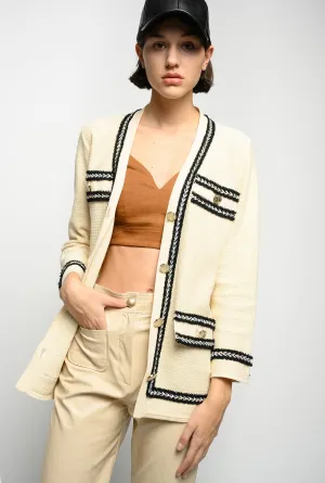 Pinko Footing Cardigan Parchment Beige