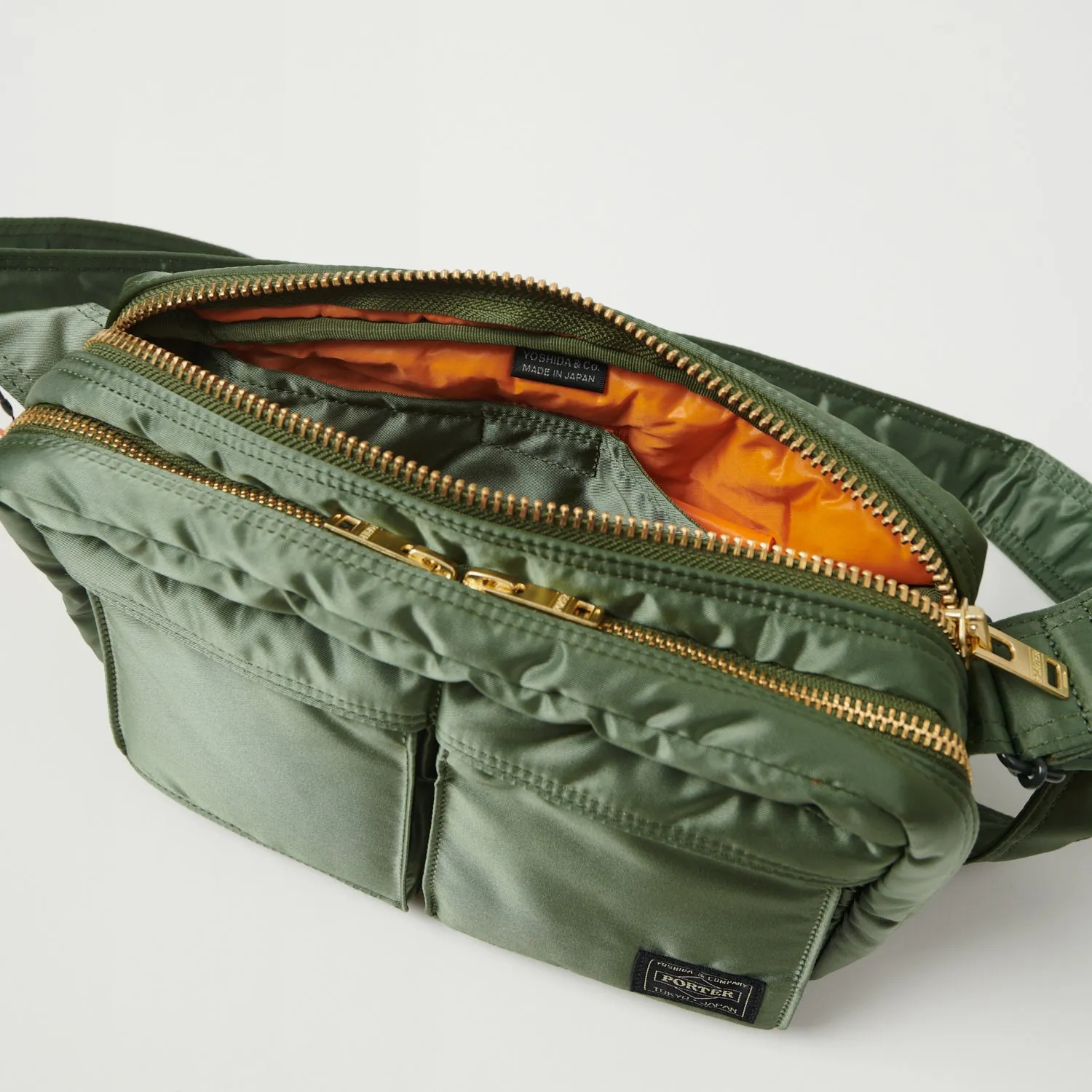 Porter-Yoshida & Co. Small Tanker Shoulder Bag - Sage Green
