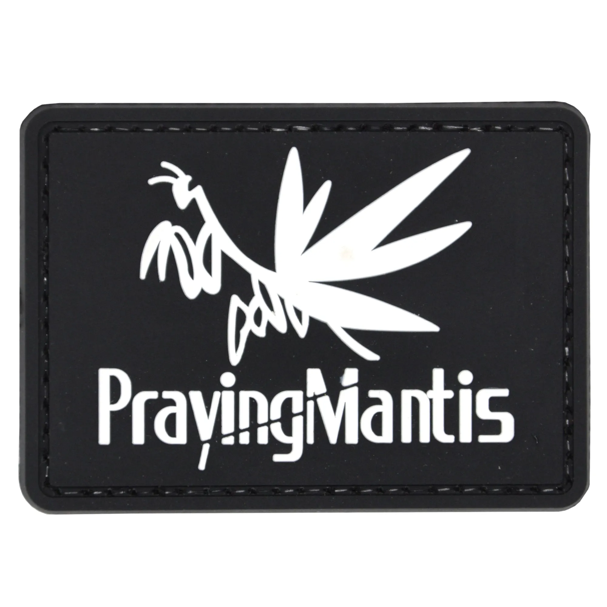 Praying Mantis Patch Black/White