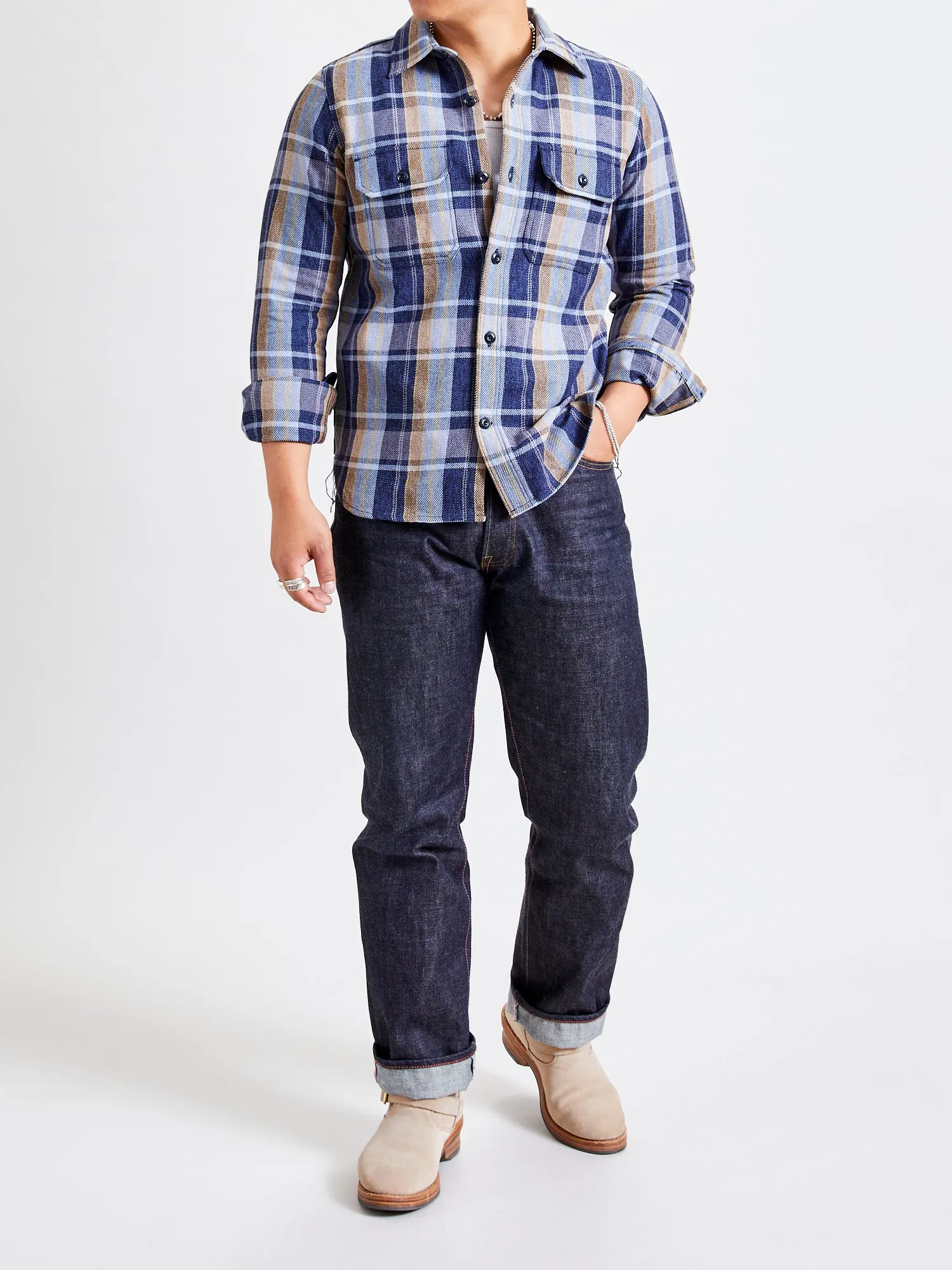 "Field Shirt" in Desert Sky Plaid