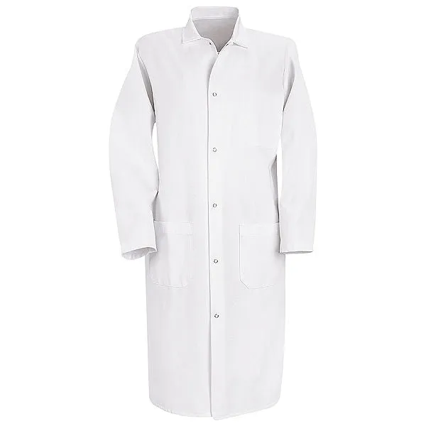 Red Kap Gripper Front Butcher Coat - Inside Top Pocket - 4004