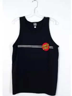 Santa Cruz Classic Dot Tank Black