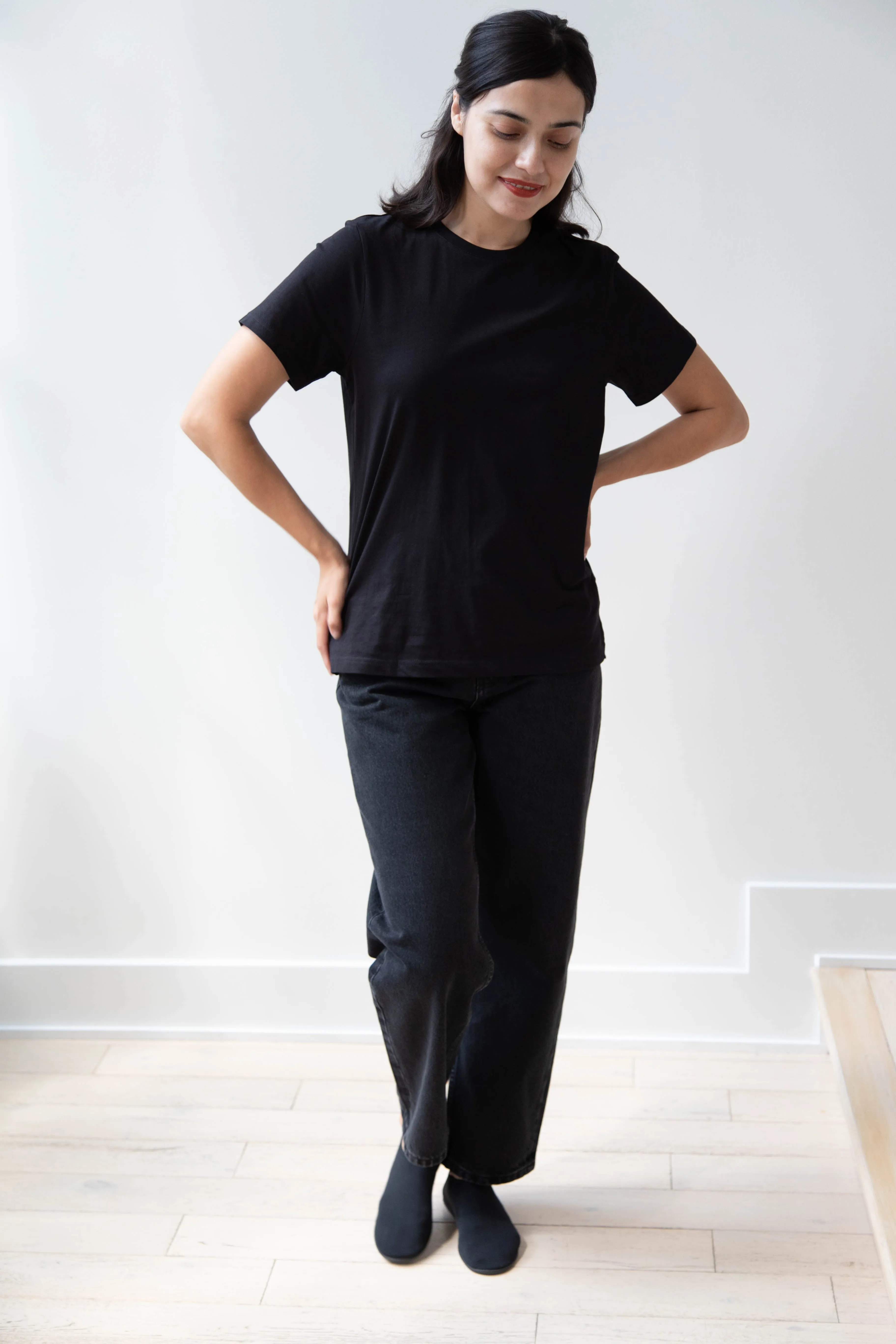 Skall | Allison Cropped Jeans in Vintage Black