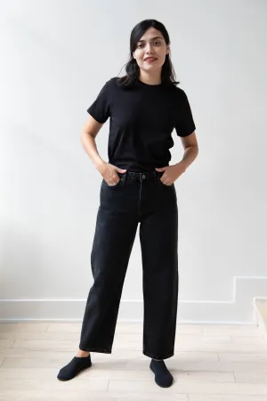 Skall | Allison Cropped Jeans in Vintage Black